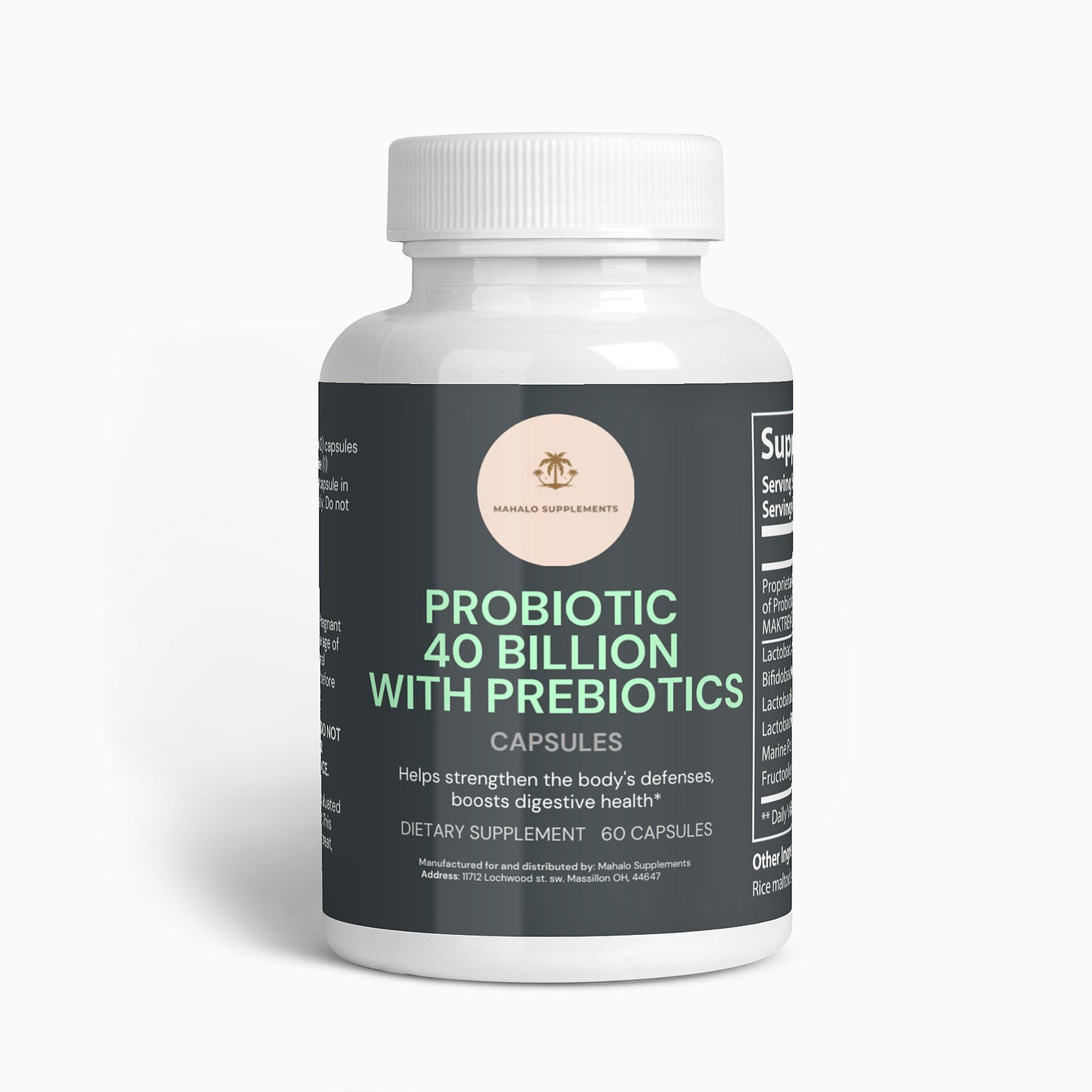 Probiotic 40 Billion with Prebiotics