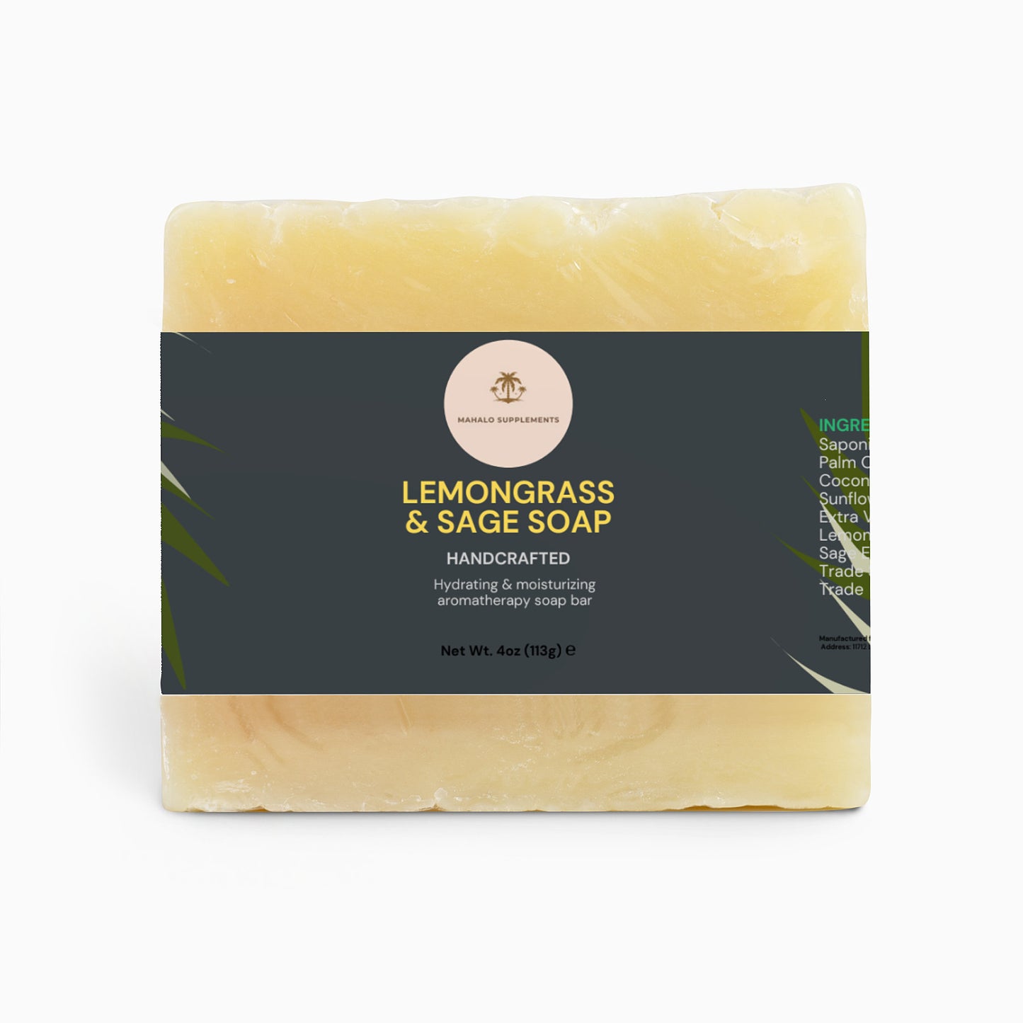 Lemongrass & Sage Soap