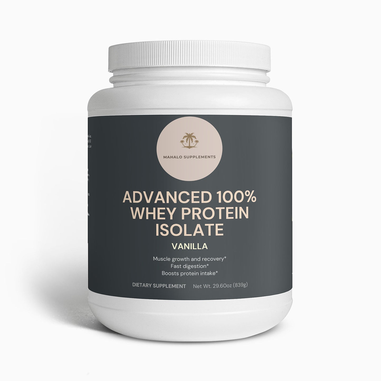 Advanced 100% Whey Protein Isolate (Vanilla)